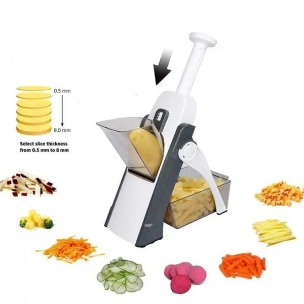 4 In 1 Mandoline Vegetable Cutter | Chopper | Adjustable Multi-function Cutter V