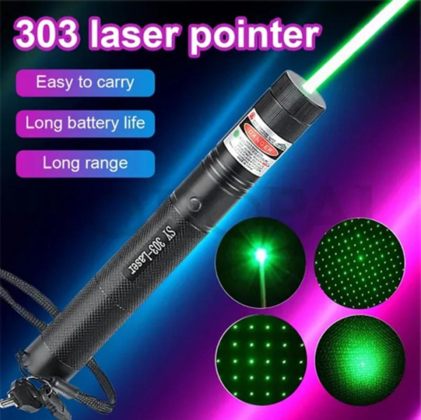 Laser 303 200mw Professional Blue Laser Pointer Suit With 18650 Battery & Charge